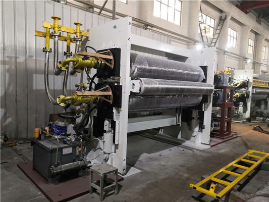 Calendrier non-tissé d'acier allié du tissu ISO9001 faisant la machine