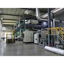 chaîne de production automatique de textile tissé de 3200mm non