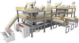 2,4 mètres de machine non-tissée de SMS, chaîne de production de Spunbond